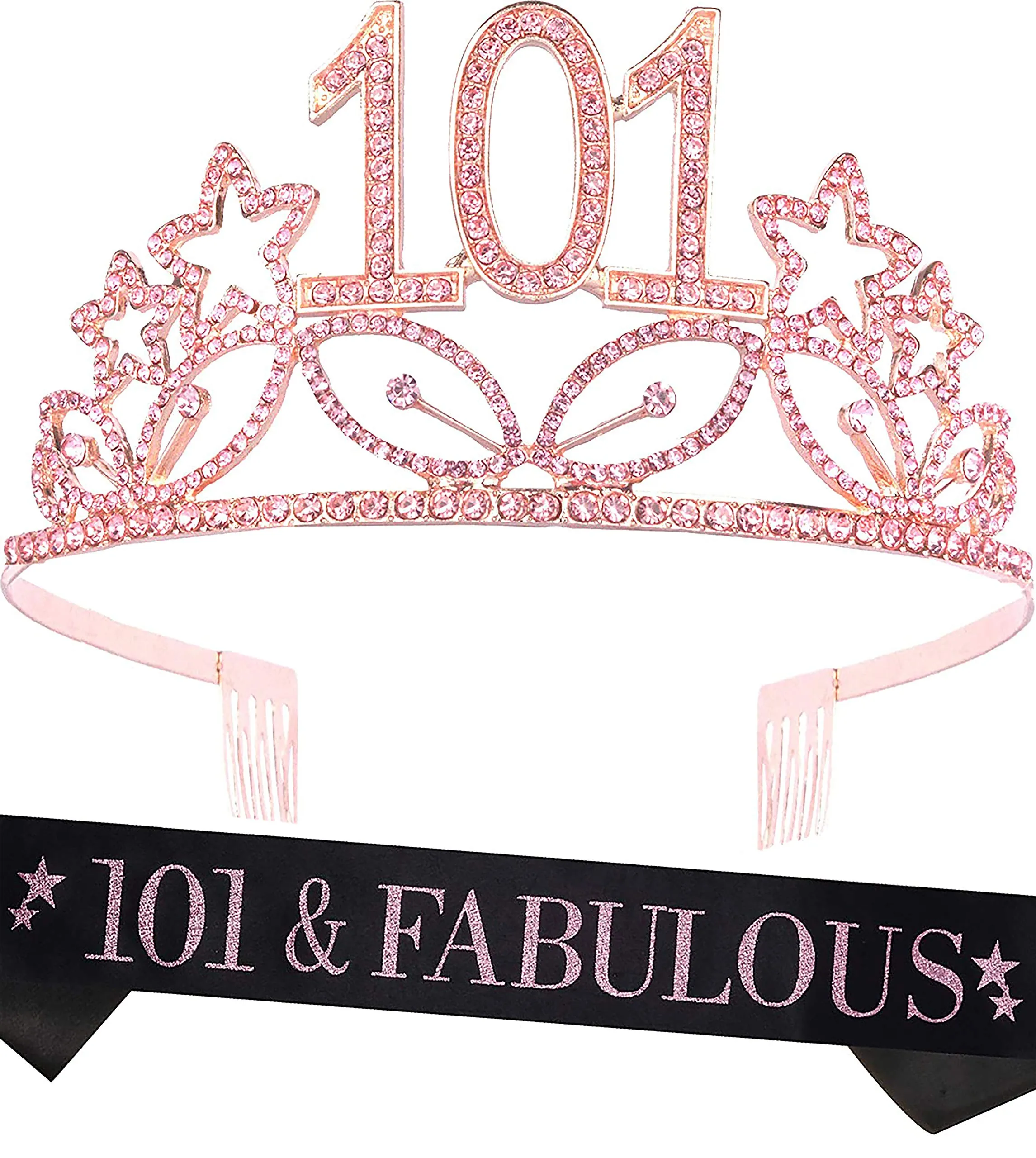 101 Birthday Decorations, 101 Birthday Tiara, 101 Birthday Sash, Birthday Sash for 101