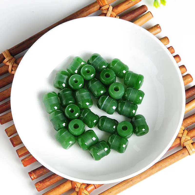 12X10X10mm Natural Jade Beads Nephrite Bead WBD89