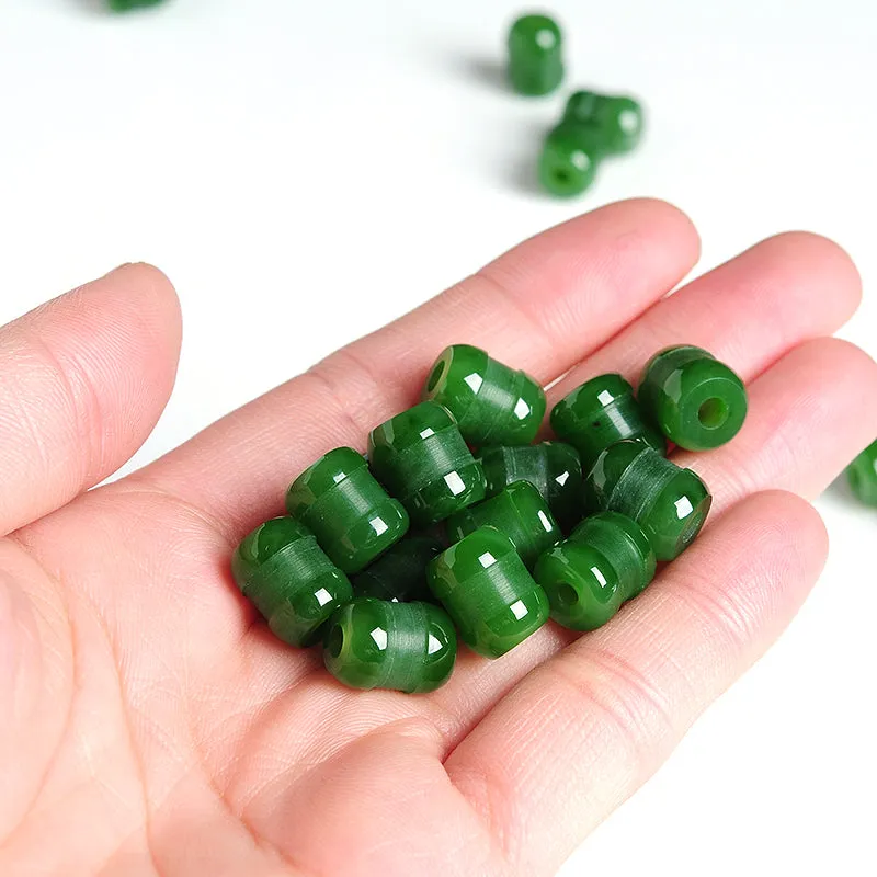 12X10X10mm Natural Jade Beads Nephrite Bead WBD89