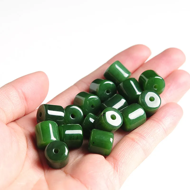 12X12X12mm Natural Jade Beads Nephrite Bead WBD58