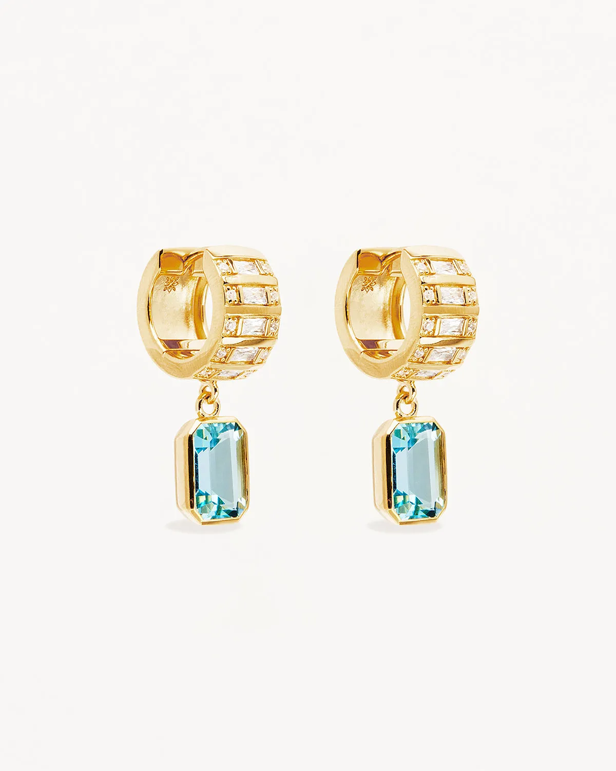 18k Gold Vermeil Calm Your Soul Topaz Earrings