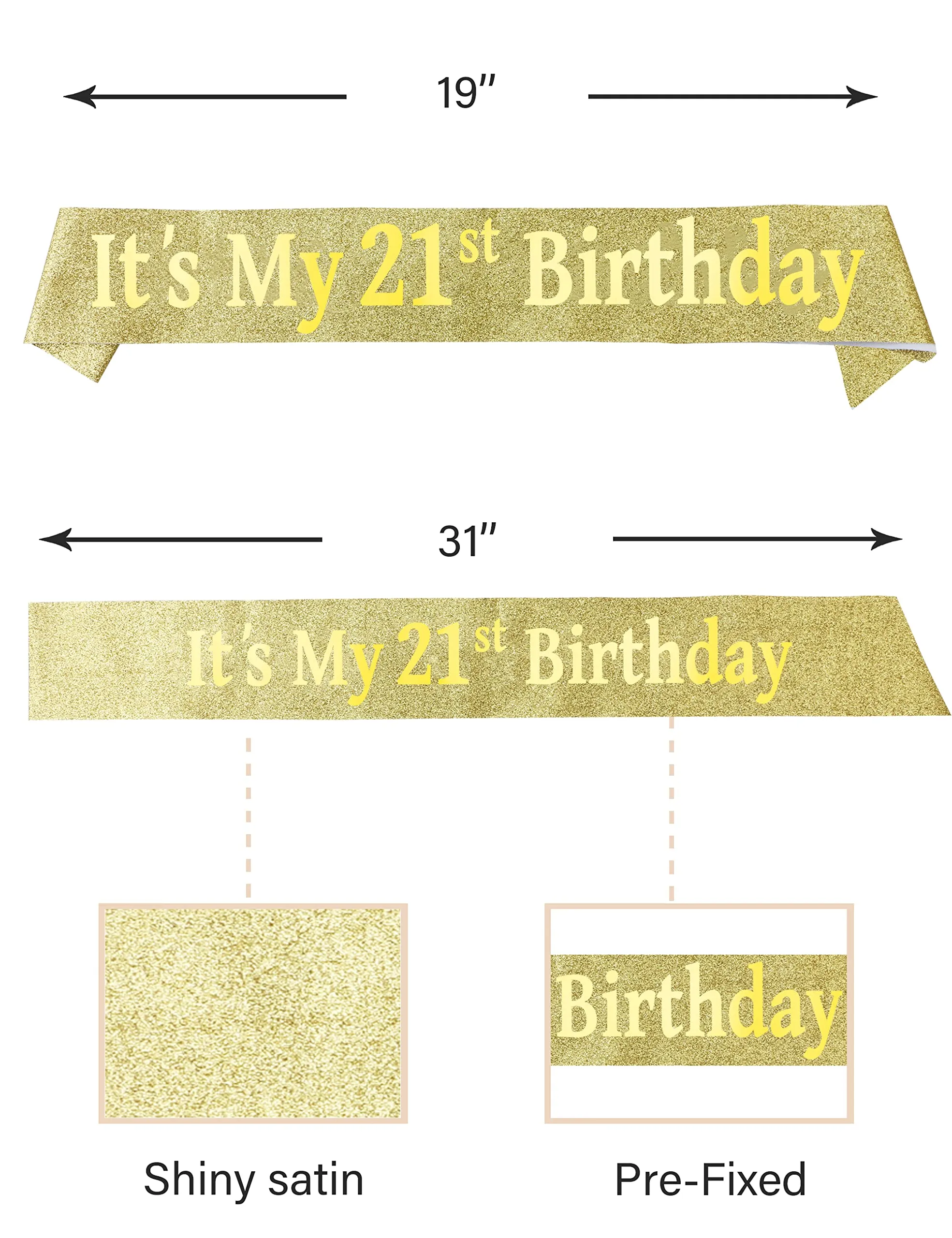 21st Birthday Decorations for Women, 21st Birthday Gifts for Her, 21st Birthday Party