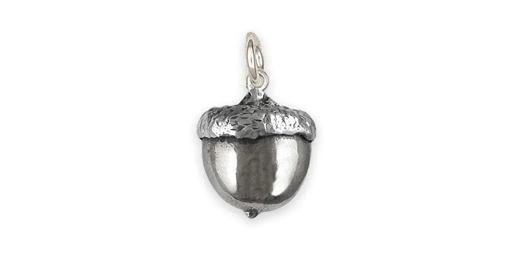 Acorn Charm Jewelry Sterling Silver Handmade Acorn Charm ACN1-C