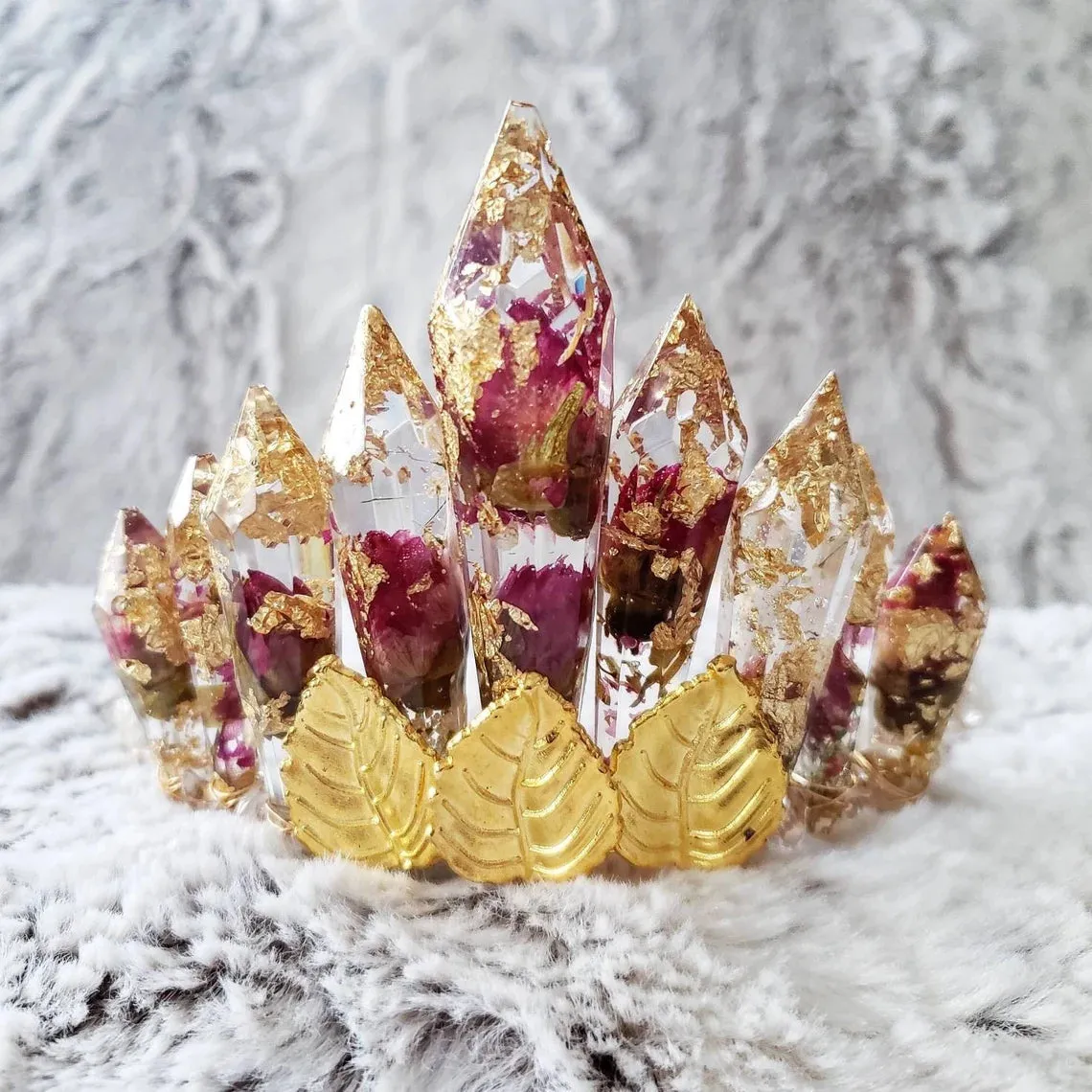 Aphrodite crown of roses Headpiece