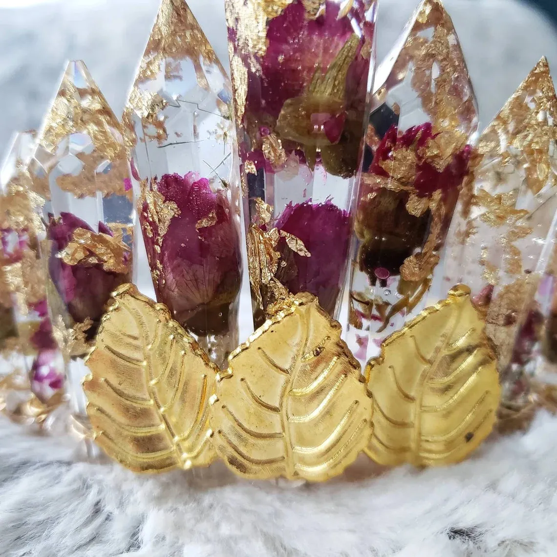 Aphrodite crown of roses Headpiece