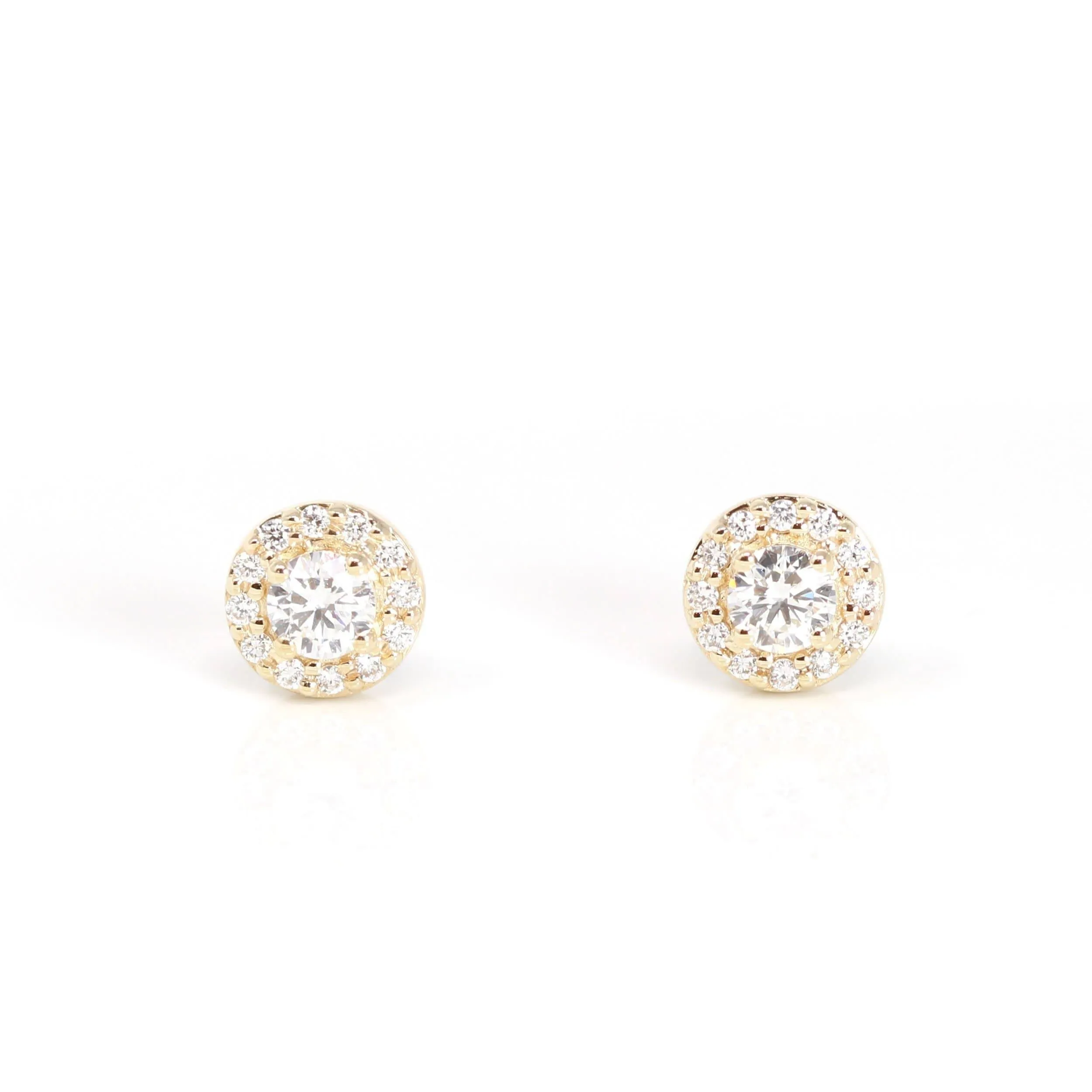 Baikalla™ 14k Classic White Gold Natural Diamond Earrings