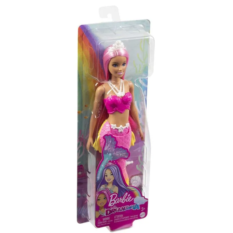 Barbie Dreamtopia Core Mermaid Doll Pink Hair