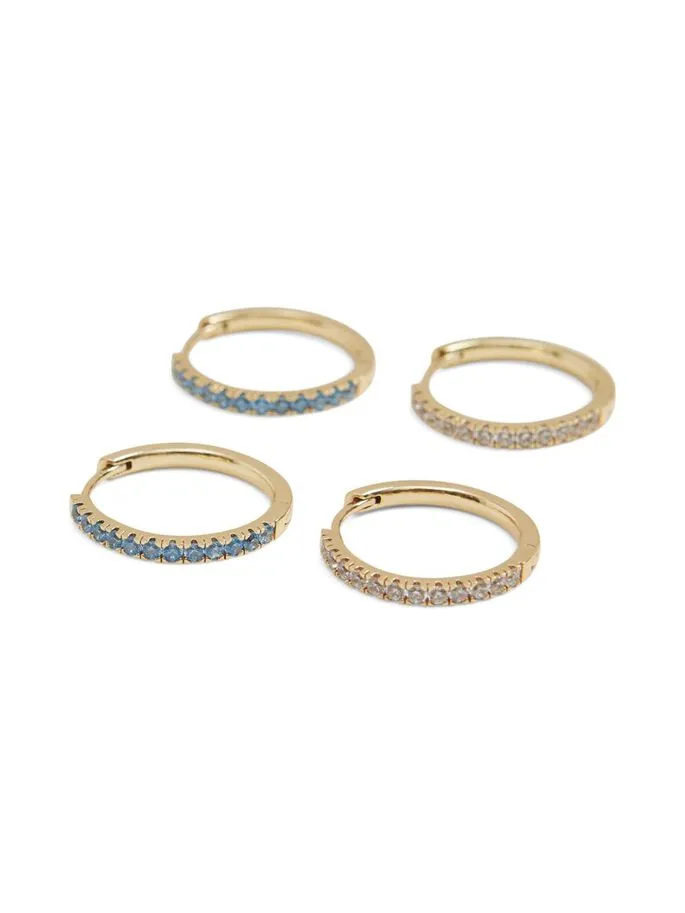 Bertina 2 pack Earrings (Blue)