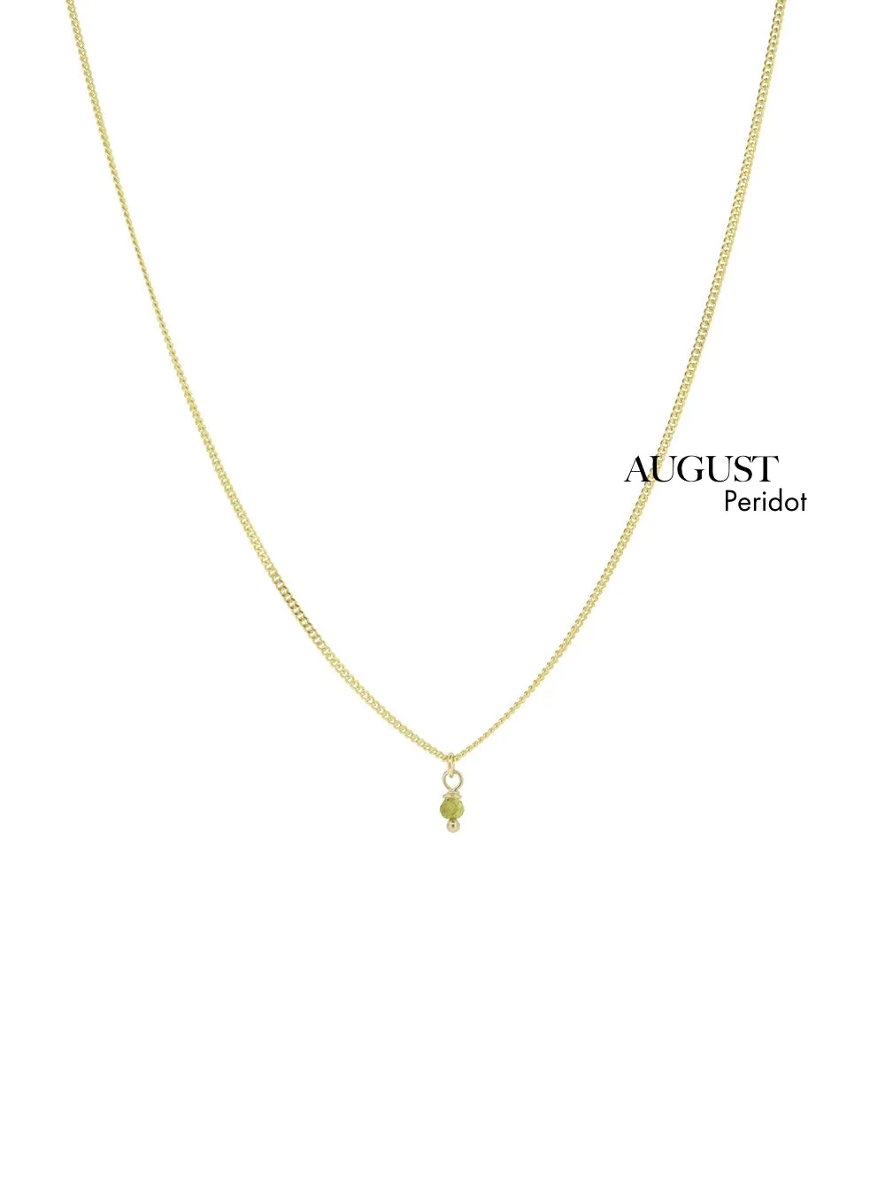 Birthstone August - Peridot | 14K Gold Plated