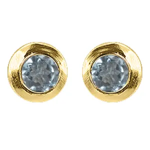 Blue Topaz Earrings