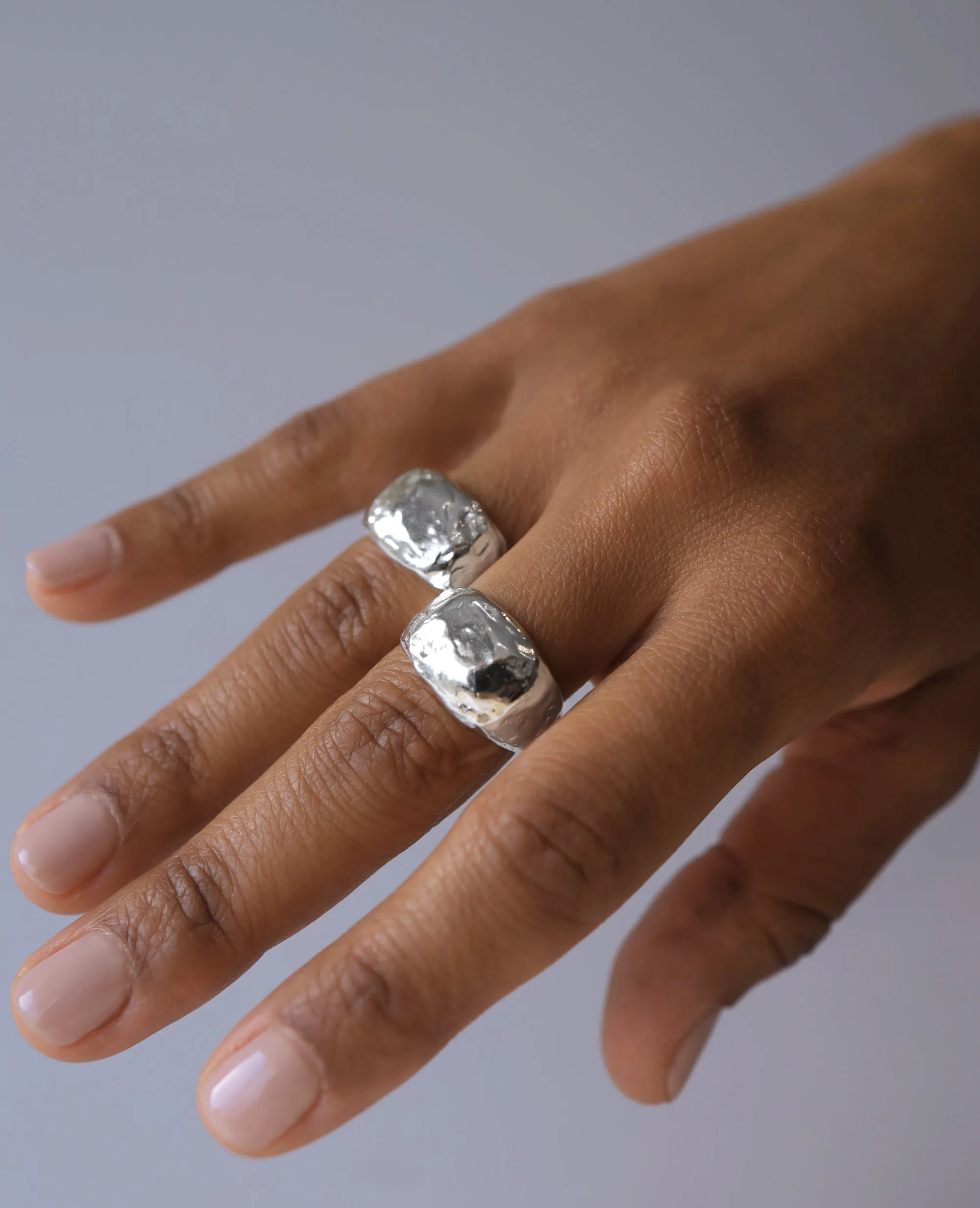 BOULDER SIGNET // silver ring