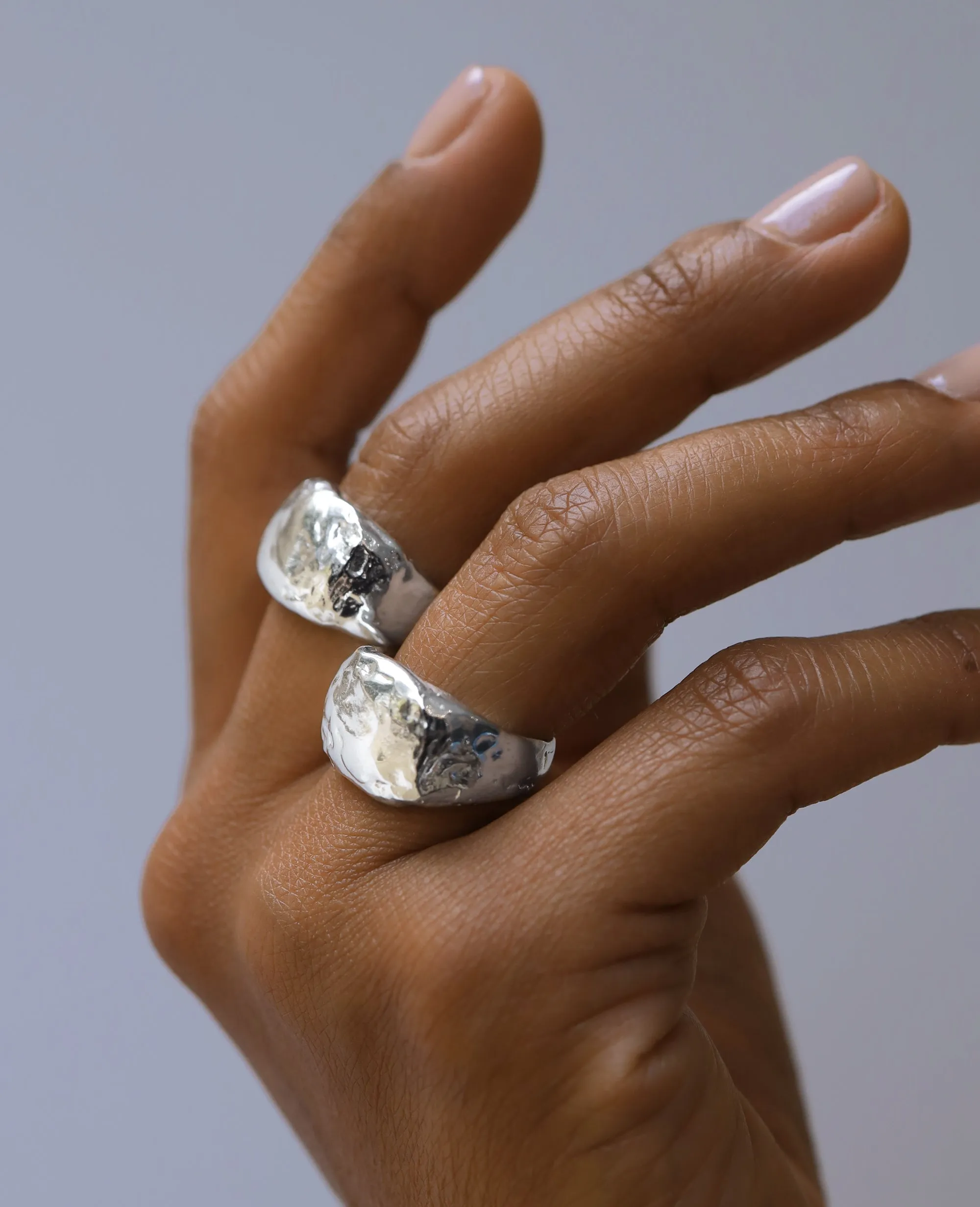 BOULDER SIGNET // silver ring