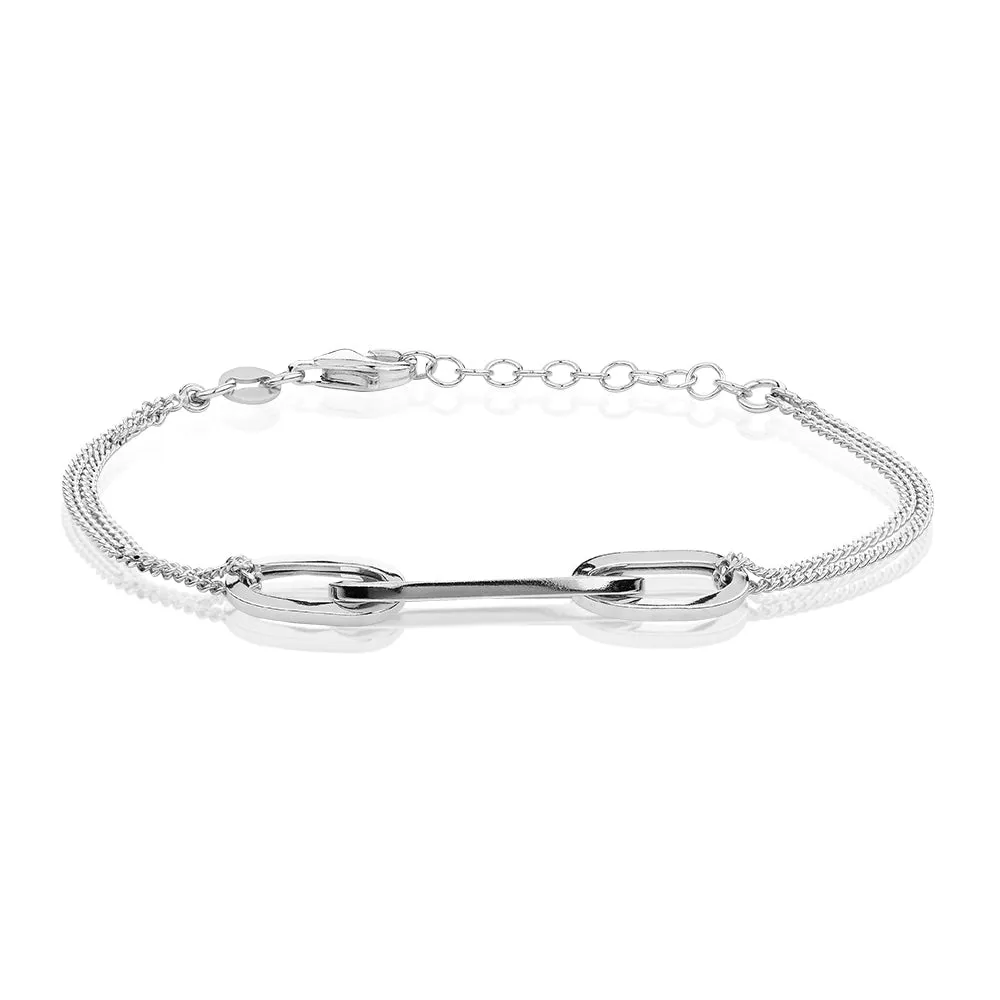 Bracelet in sterling silver