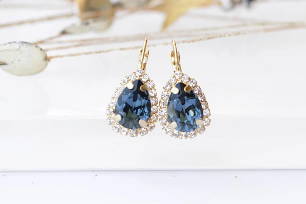 BRIDAL BLUE EARRINGS