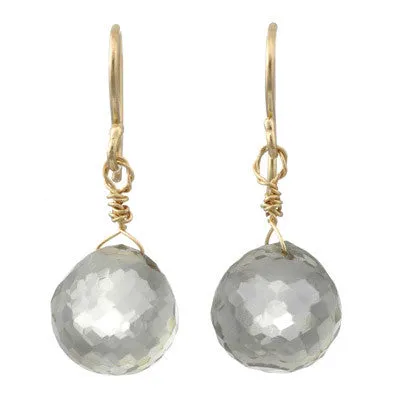 briolette drop earrings