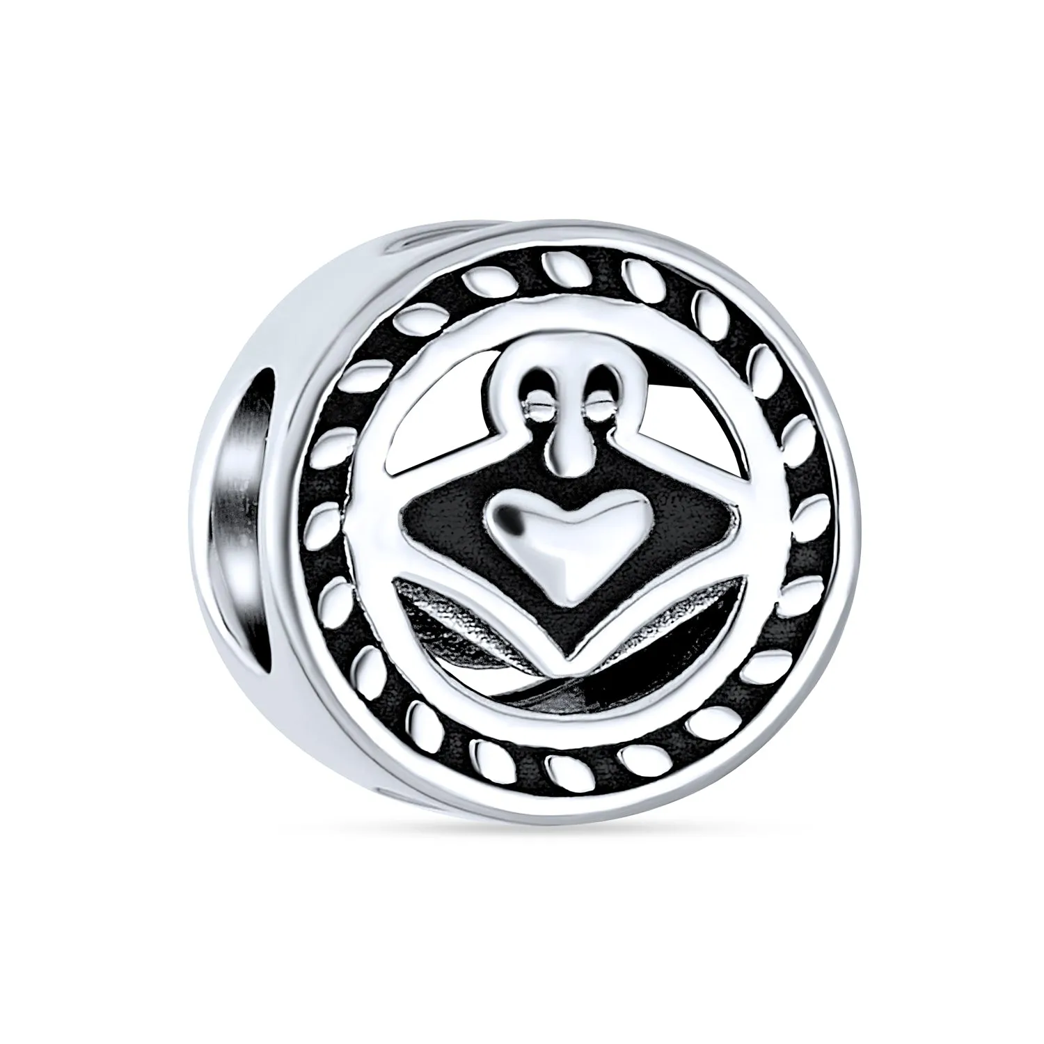 Celtic Love Knot Infinity Trinity Cross Dangle Bead Charm .925 Silver