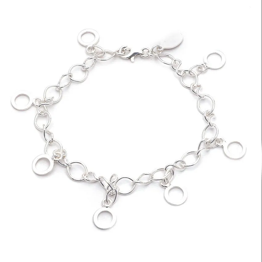 Circle Drop Bracelet