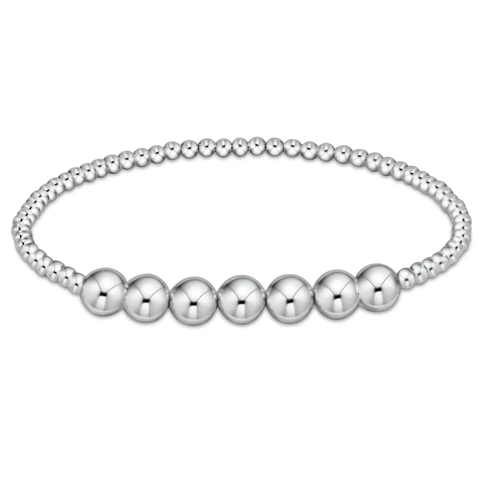 Classic Sterling Beaded Bliss 3mm Bracelet 6mm