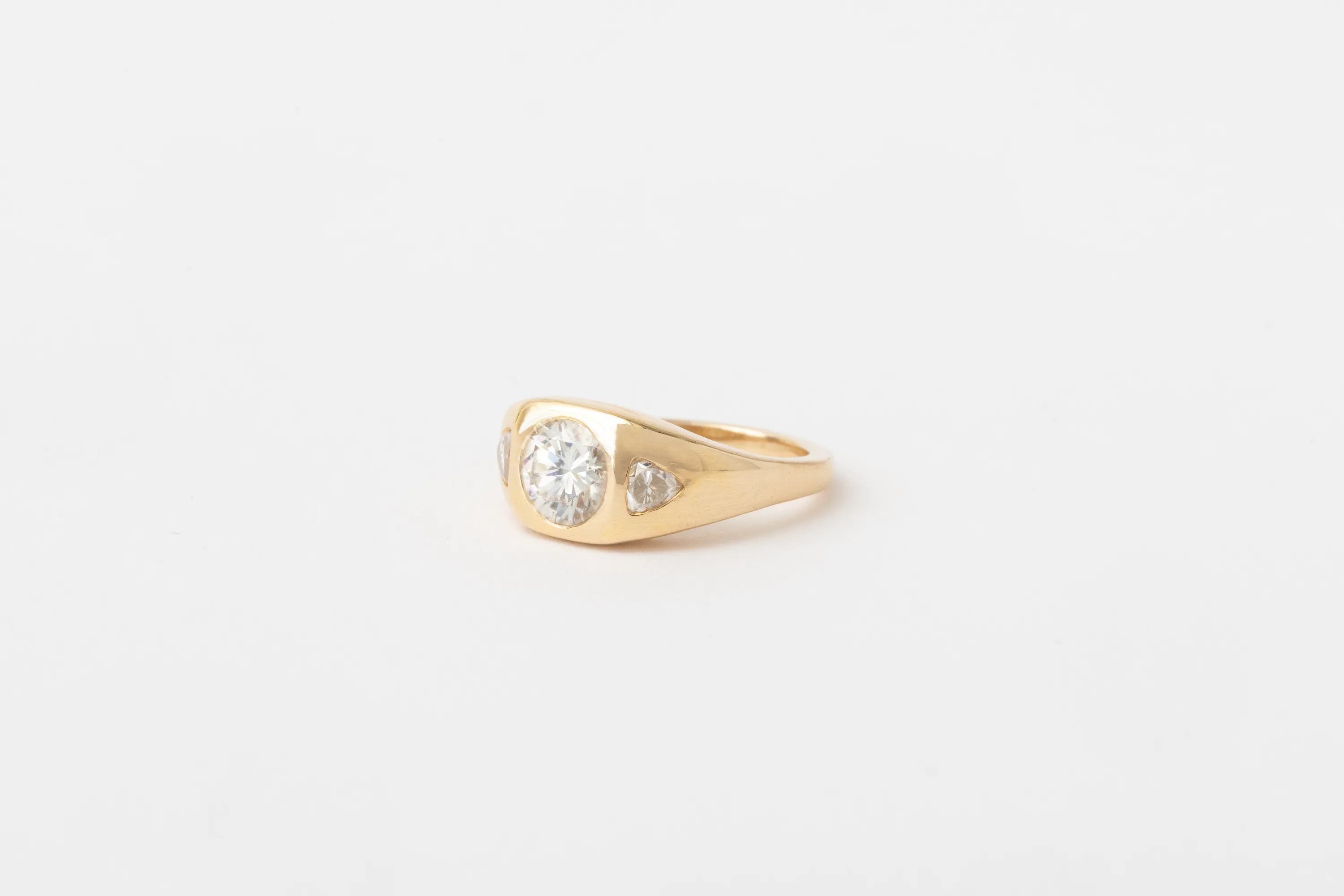 Commitment Collection: Cosmos Three Stone Ring