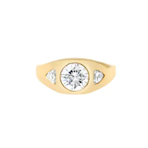 Commitment Collection: Cosmos Three Stone Ring