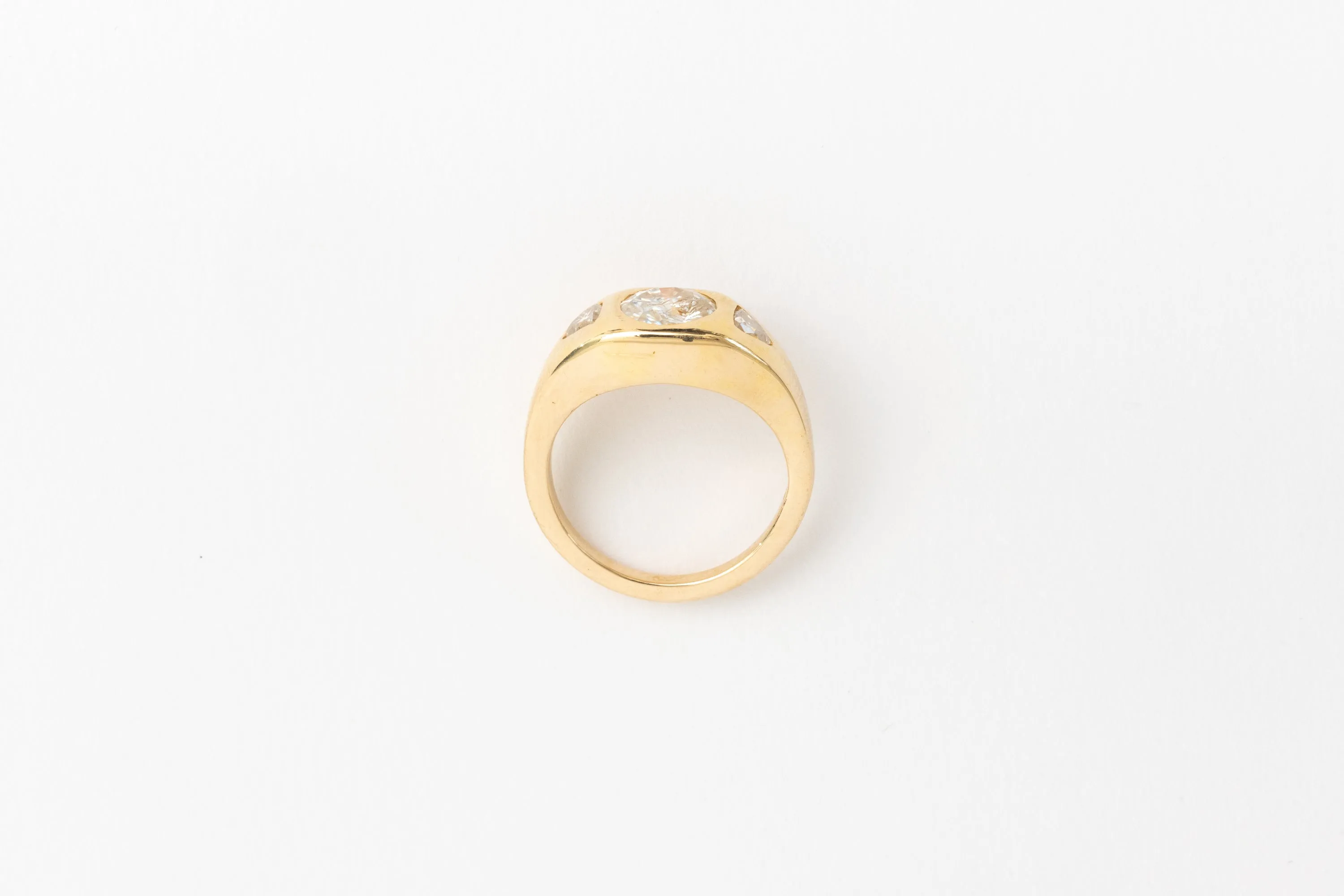 Commitment Collection: Cosmos Three Stone Ring