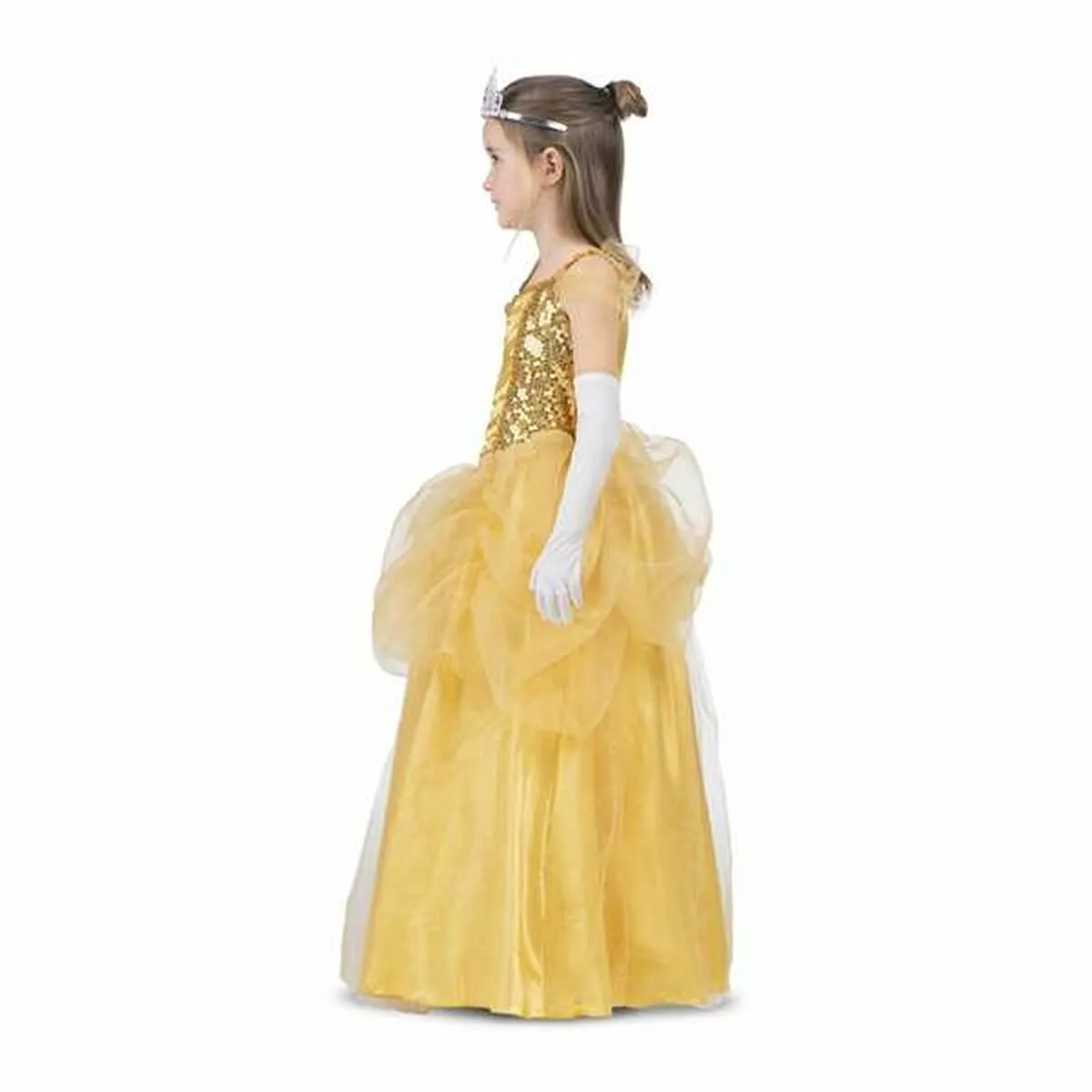 Costume for Children My Other Me Yellow Princess Belle 4 Pieces