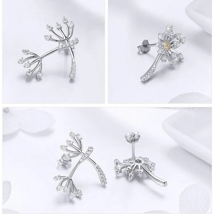 Dandelion Lov' CZ Sterling Silver Jewellery Set