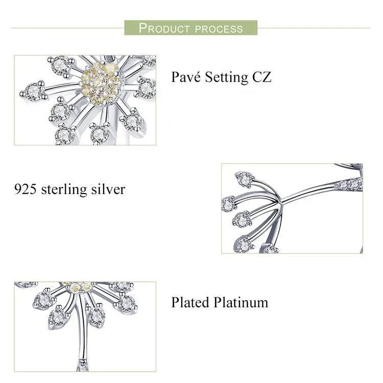 Dandelion Lov' CZ Sterling Silver Jewellery Set