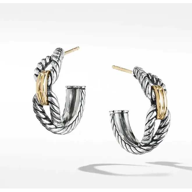 David Yurman 22mm Cable Loop Hoop Earrings