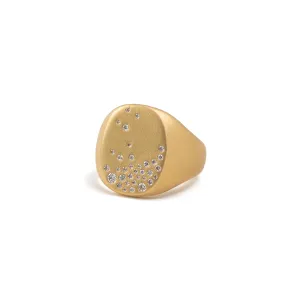 diamond signet ring