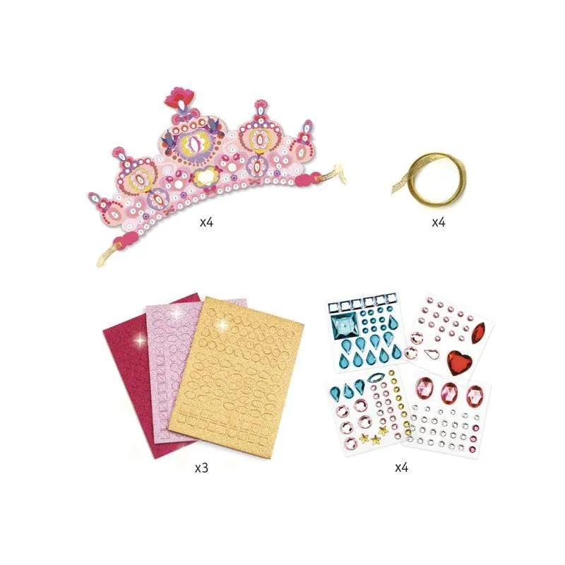 Djeco Do It Yourself Like A Princess Tiaras