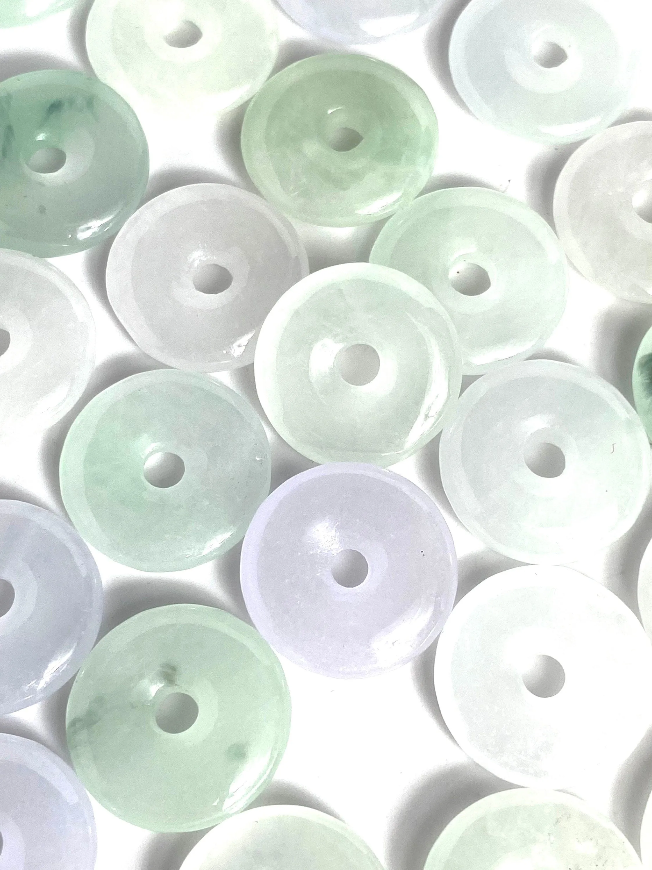 Donut jade bead, SKU# BG114