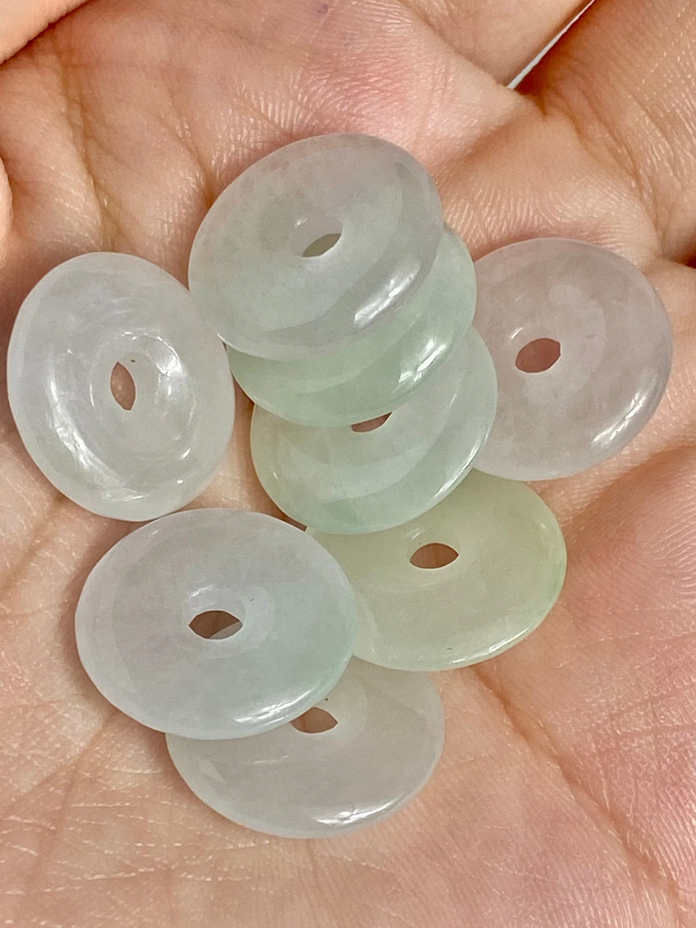 Donut jade bead, SKU# BG114