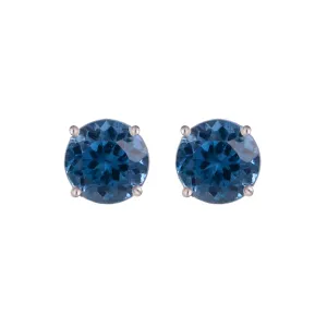 Earrings - London Blue Topaz Round Studs