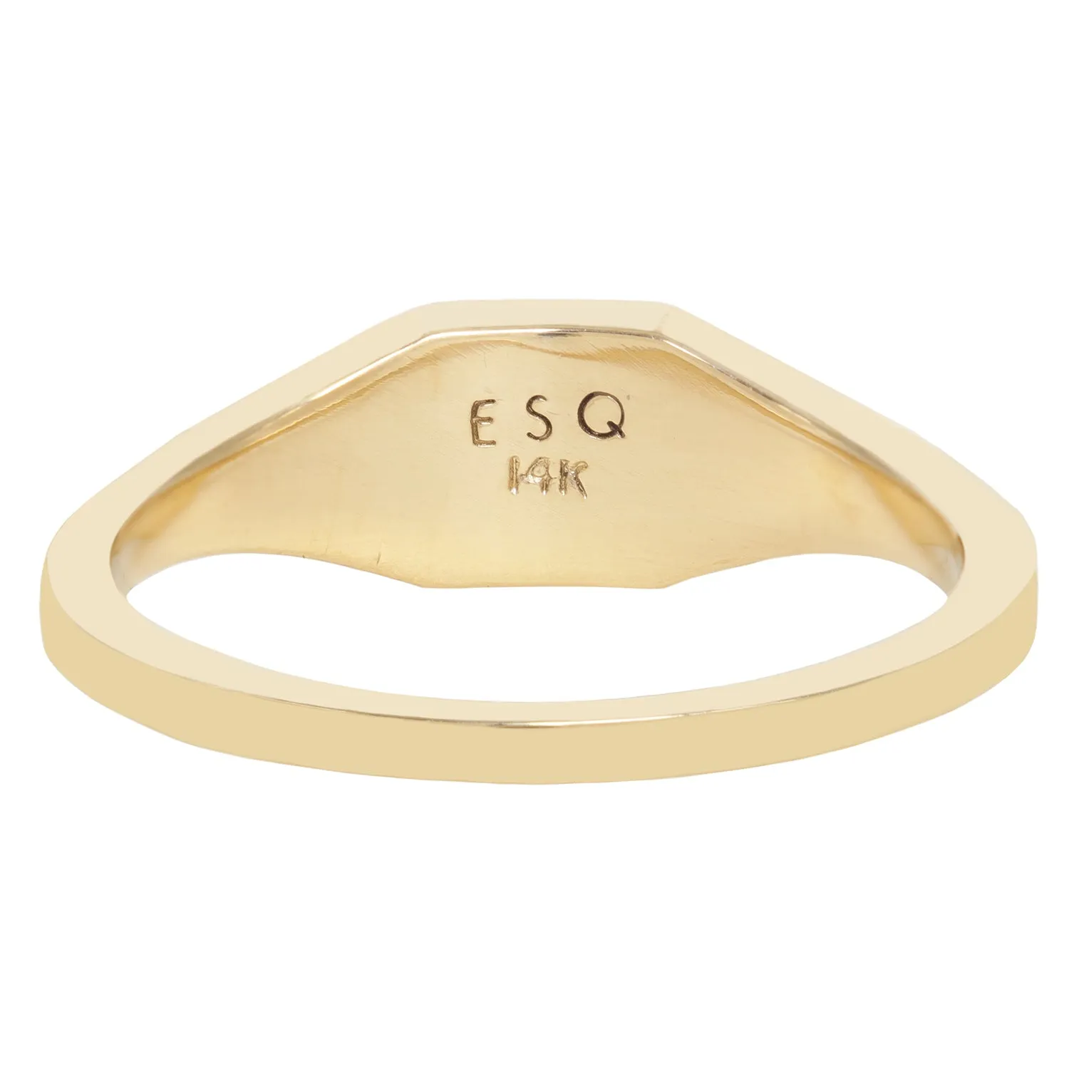 Elongated Summit Signet Ring