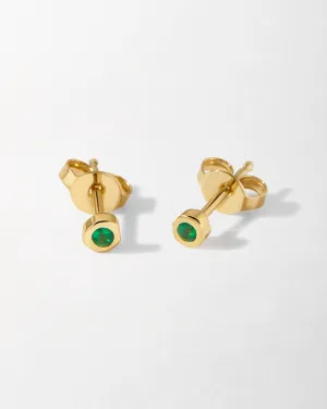 Emerald Stud Earrings