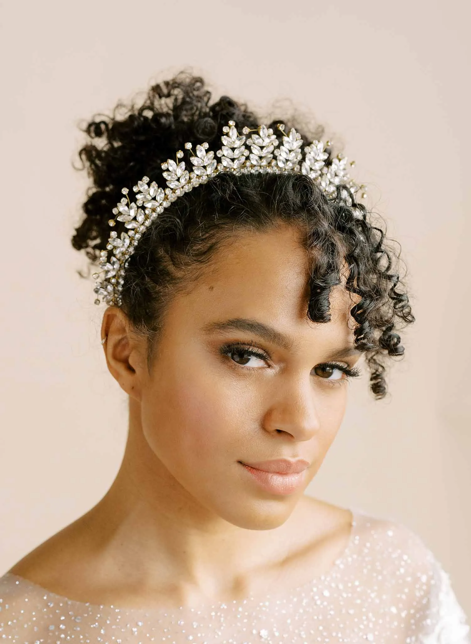 Glory bridal crystal tiara - Style #21013