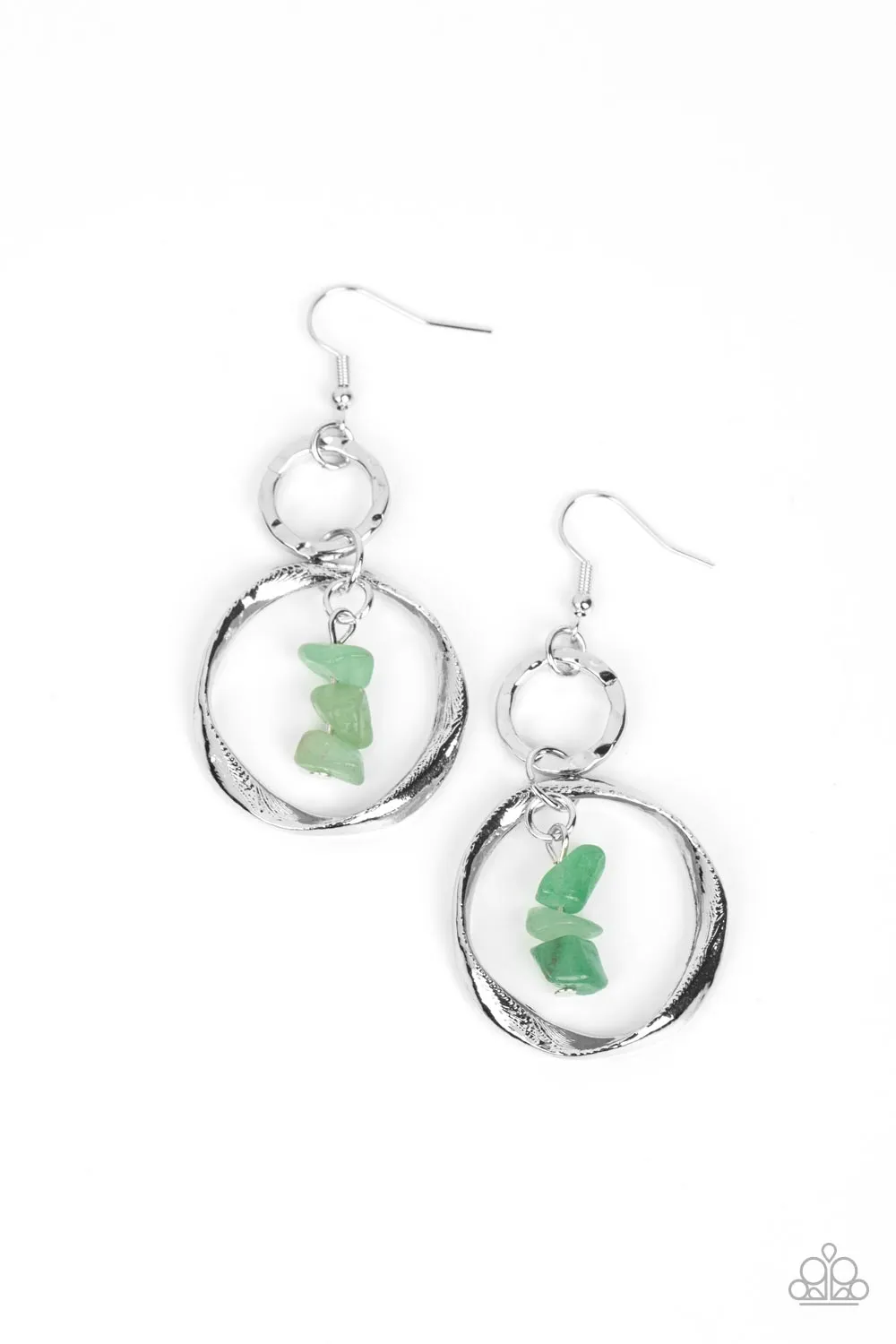 Good-Natured Spirit - Green Earrings - Paparazzi Accessories