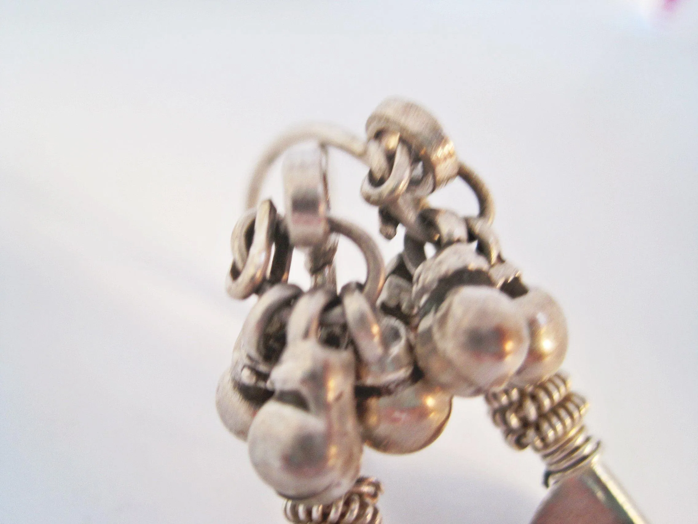 Gujarat Indian Silver Earrings