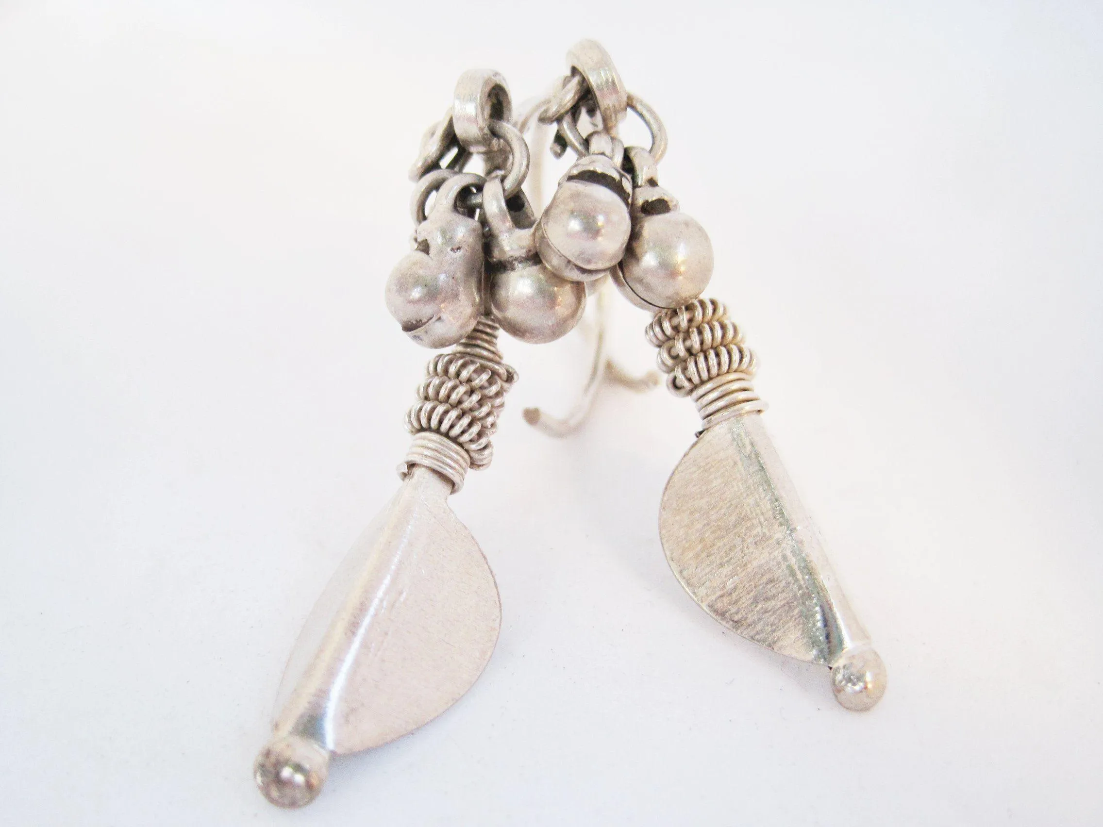 Gujarat Indian Silver Earrings