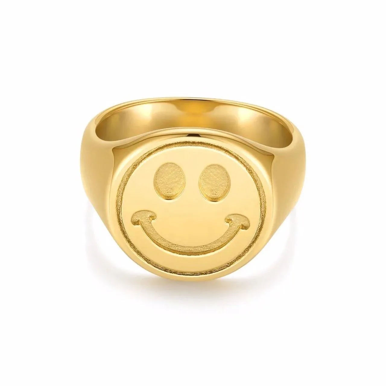 Happy Signet Ring