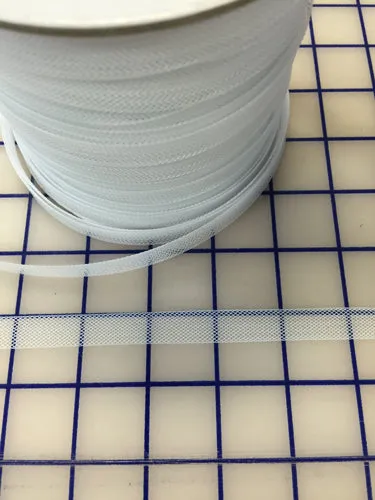 Horsehair: 1/2 inch Wide Heavy White