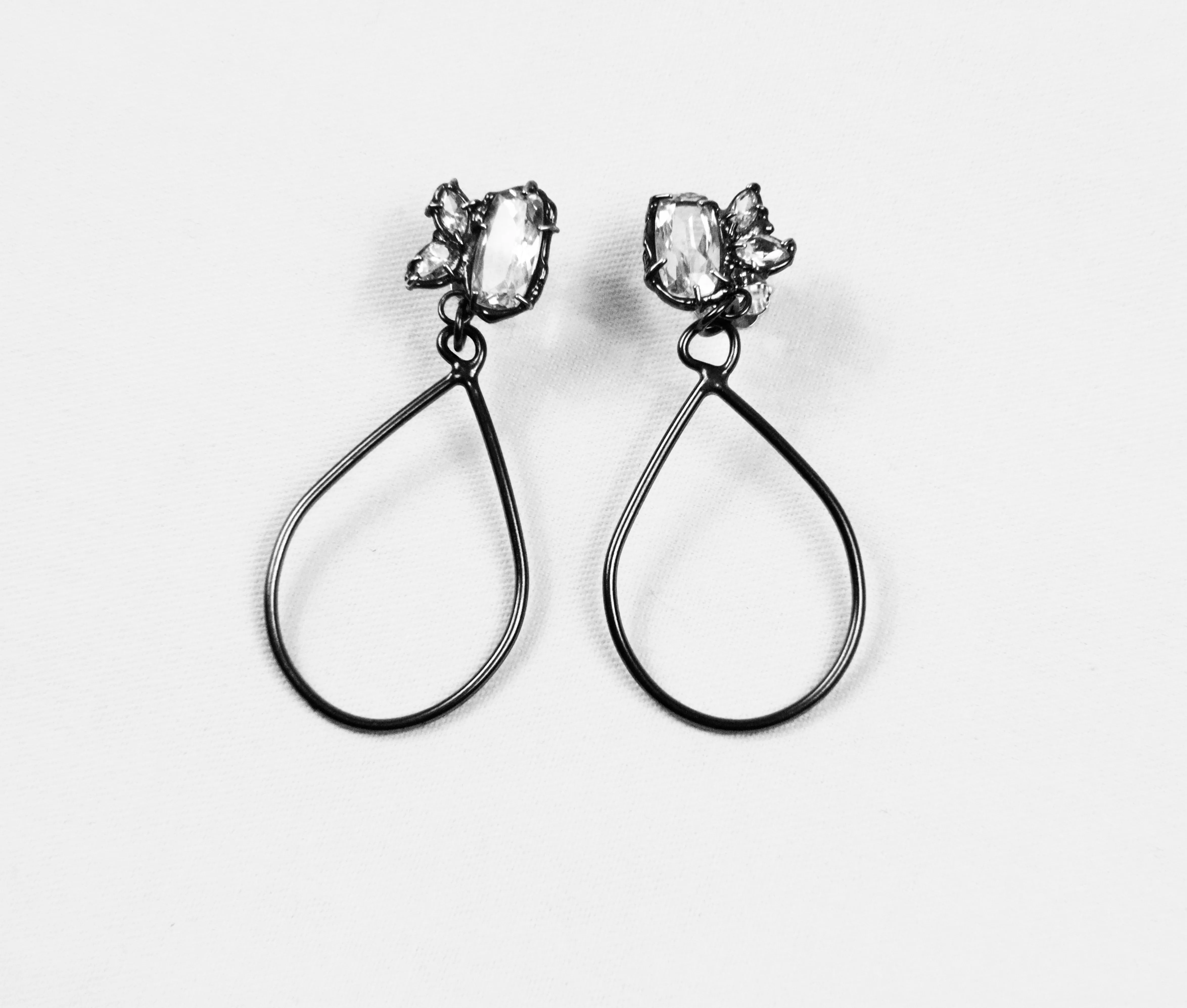 IIONA White Topaz Earrings