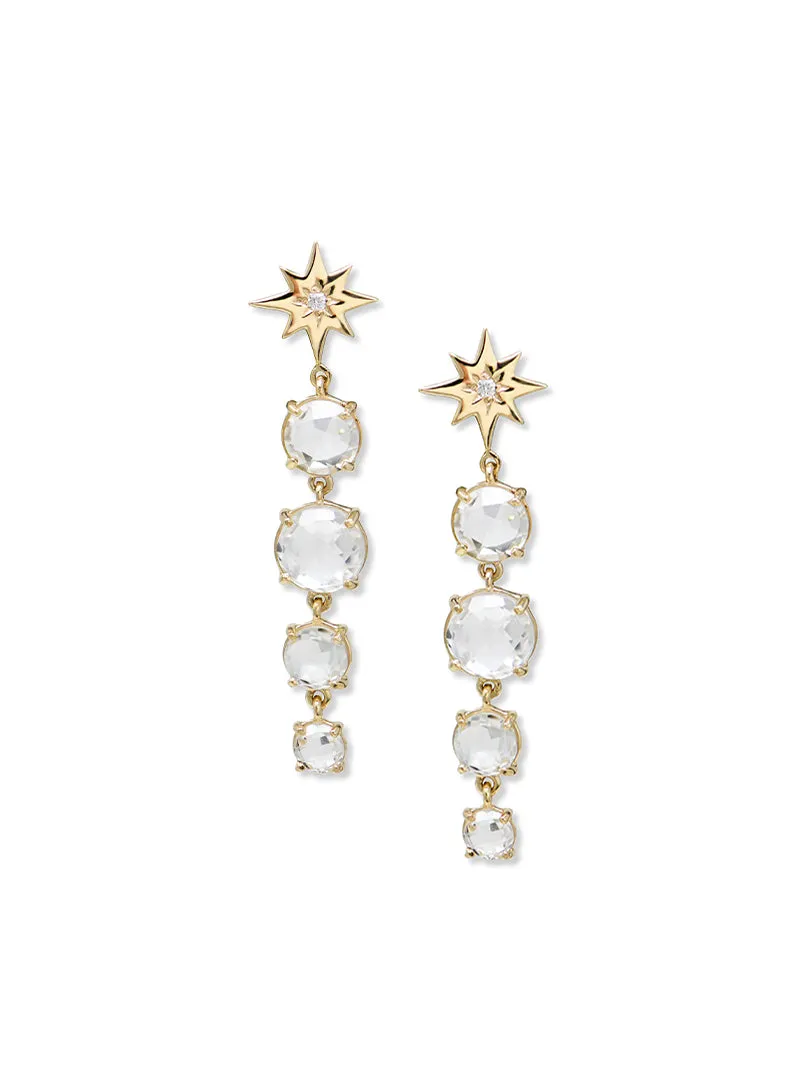 Jac Jo Icon Starburst Drop Earrings