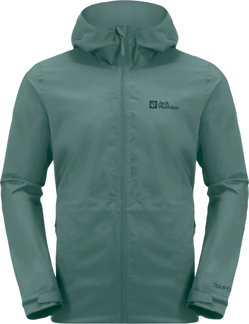 Jack Wolfskin Men&#x27;s Elsberg 2.5-Layer Jacket Jade Green | Buy Jack Wolfskin Men&#x27;s Elsberg 2.5-Layer Jacket Jade Green here | Outnorth