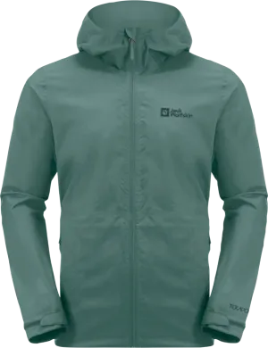 Jack Wolfskin Men&#x27;s Elsberg 2.5-Layer Jacket Jade Green | Buy Jack Wolfskin Men&#x27;s Elsberg 2.5-Layer Jacket Jade Green here | Outnorth