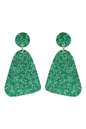 Jovial Sparkle Earring - Emerald