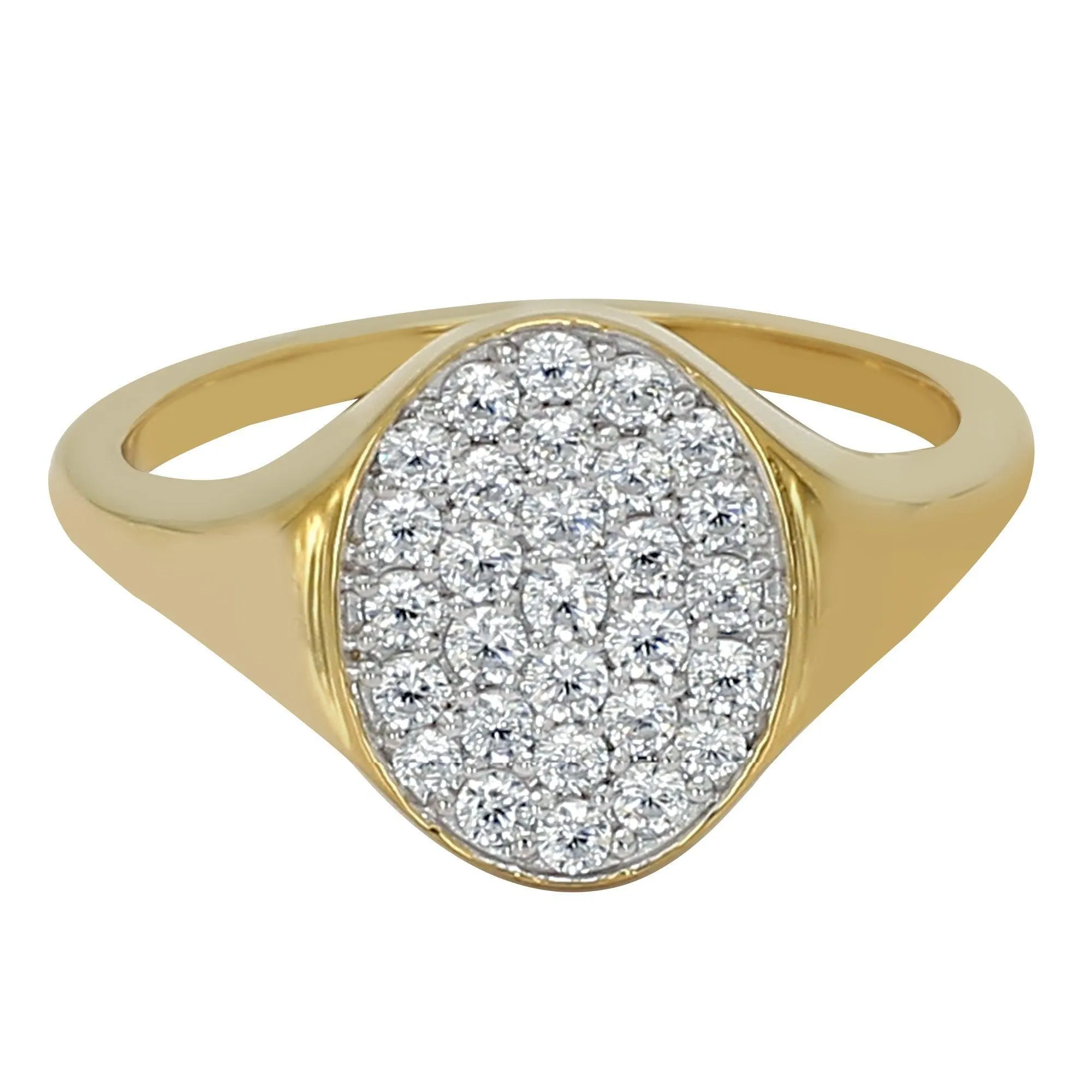 Larisa Oval Ring - 1/2Ctw