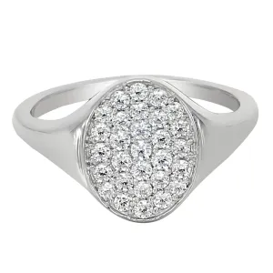 Larisa Oval Ring - 1/2Ctw