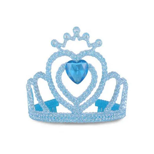 Light Blue Heart Tiara